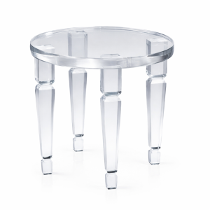 Luxury Roma Acrylic side table in Miami by Gusto Design Furniture