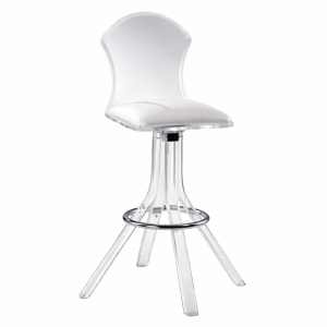Luxury Mushroom acrylic bar stool by Gusto Design Furniture