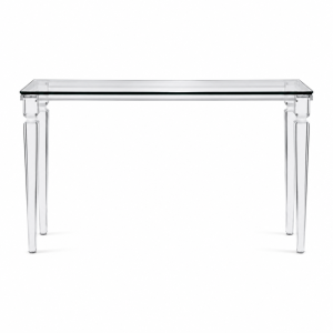 Luxury Andora Acrylic Console Table in Miami by Gusto Design Furniture