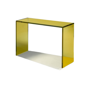Luxury ColorBurst acrylic console table Different Colors in Miami by Gusto Design Furniture