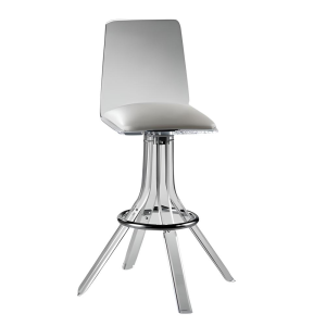 Luxury Regular Acrylic Bar stool in Miami by Gusto Design Furniture