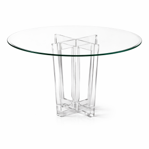Luxury Victoria Acrylic Dining Table in Miami by Gusto Design Furniture