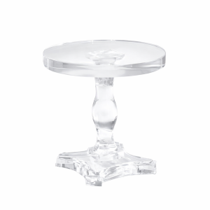 Luxury Corintian Acrylic side table in Miami by Gusto Design Furniture