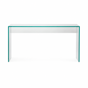 Contemporary glass console table geometric design – Gusto Design Collection